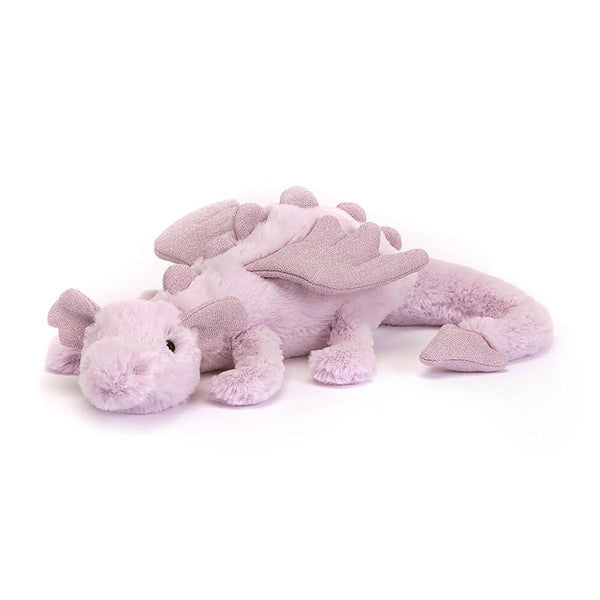 JELLYCAT LAVENDER DRAGON LITTLE LILAC 7X26X7 CM