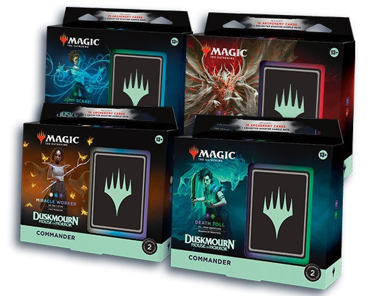 Magic the Gathering Duskmourn House of Horror Commander Decks