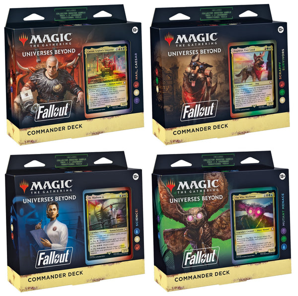 Magic the Gathering Fallout Commander Decks