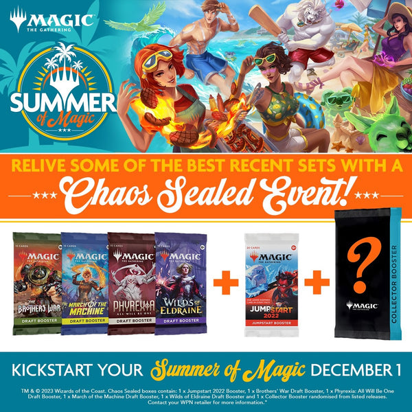 Magic the Gathering Summer of Magic Sealed Box (Includes 5 Draft Boosters + 1 Random Collector Booster)