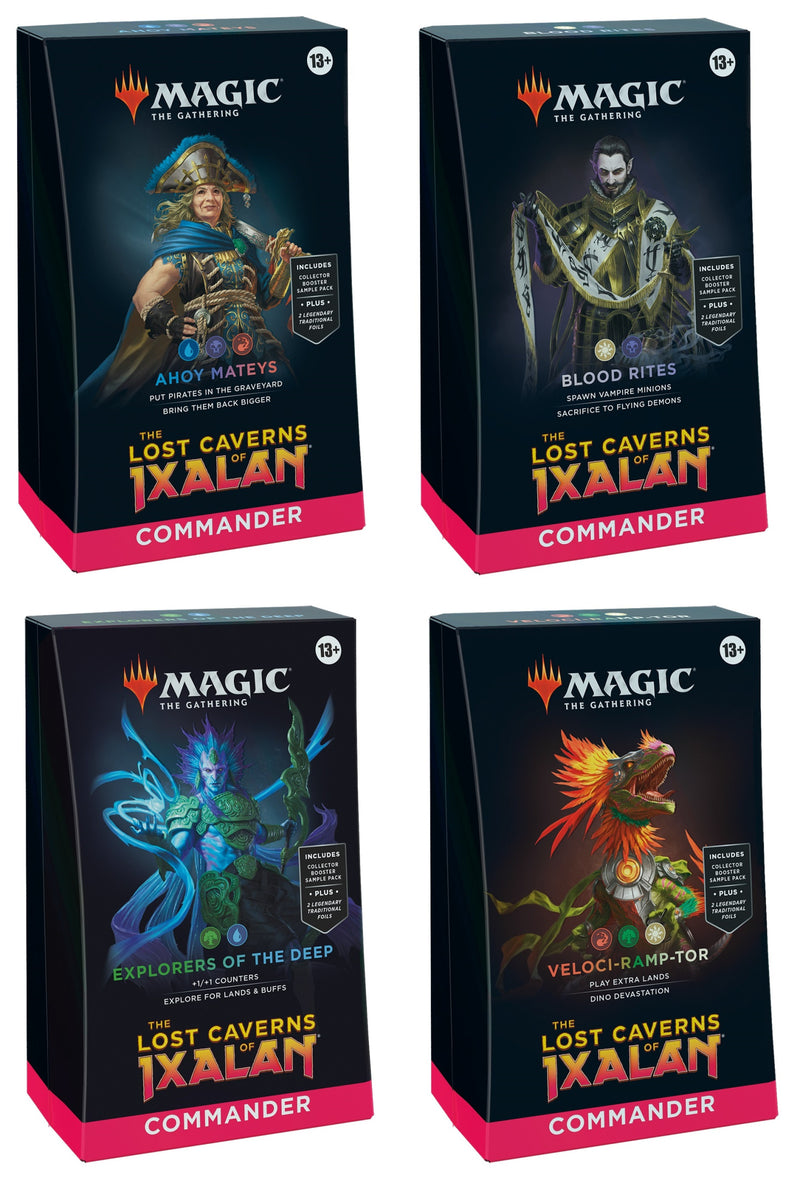 Magic the Gathering the Lost Caverns of Ixalan Commander Decks