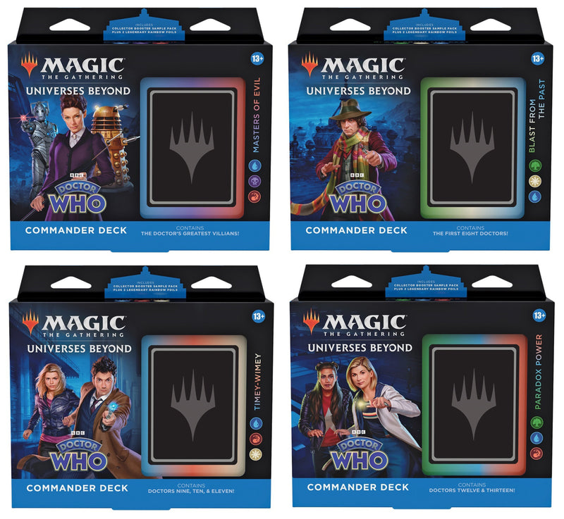 Magic the Gathering: Universes Beyond Doctor Who Commander Decks