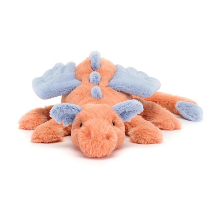 JELLYCAT PERSIMMON SNOW DRAGON LARGE 15X28X51 CM