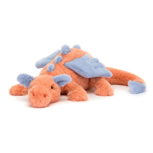 JELLYCAT PERSIMMON SNOW DRAGON LARGE 15X28X51 CM