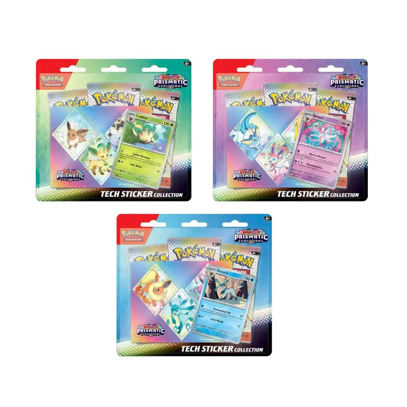 Pokemon TCG: Scarlet & Violet 8.5 Prismatic Evolutions Tech Sticker Collection (Pre-Order)