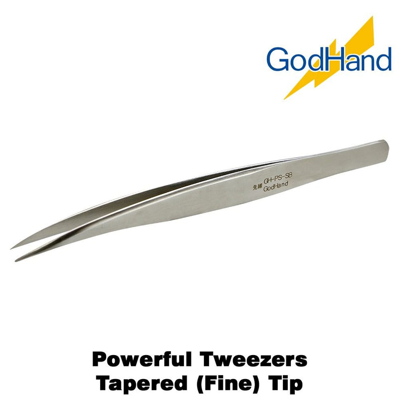 Godhand - Tweezers - Powerful Tweezers - (Fine Tip) GH-PS-SB