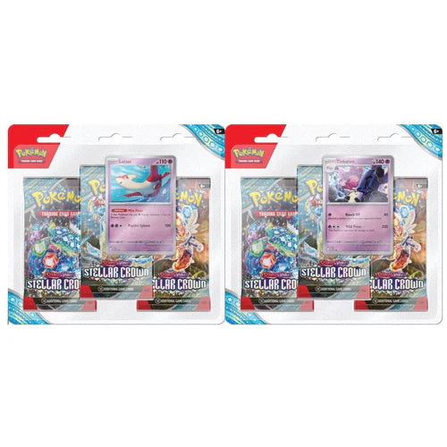 Pokemon TCG: Scarlet & Violet 7 Stellar Crown Three Booster Blister