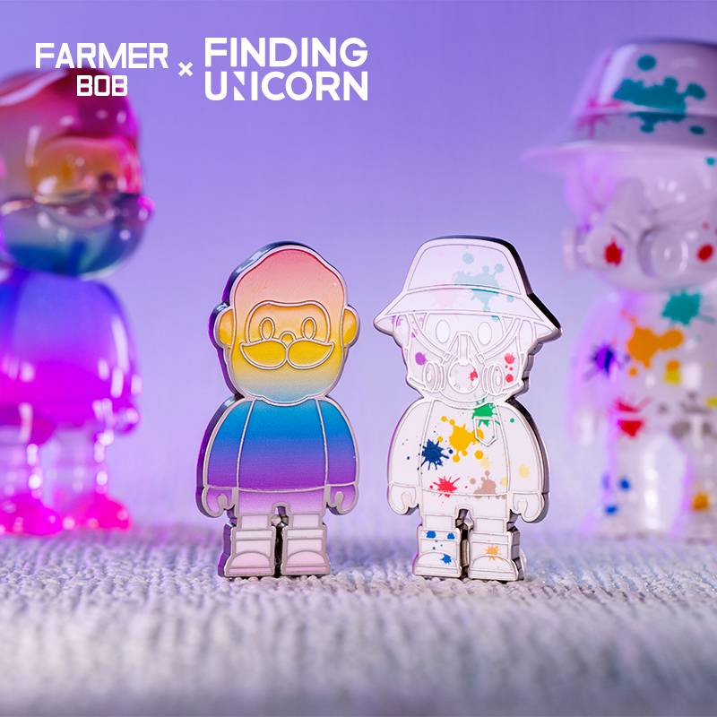 FINDING UNICORN - Farmer BOB Color Series Badage Blind Box (7090511773896)