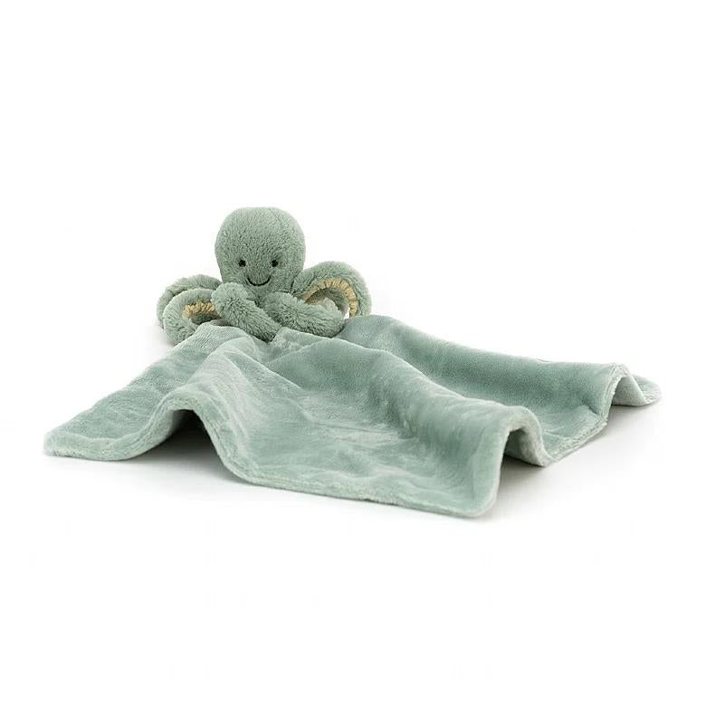 JELLYCAT ODYSSEY OCTOPUS SOOTHER GREEN 12X34X34 CM