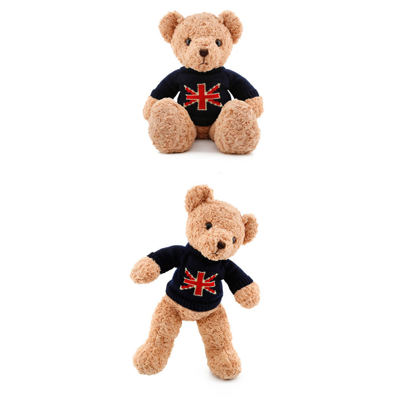 28" Classic Sweater Teddy Bear - Light Brown (7240581513416)