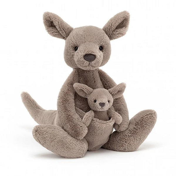 JELLYCAT KARA KANGAROO BROWN 37X12X15 CM