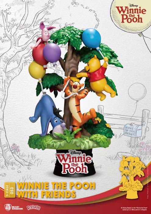 Beast Kingdom D Stage Winnie the Pooh with Friends (7245271466184)