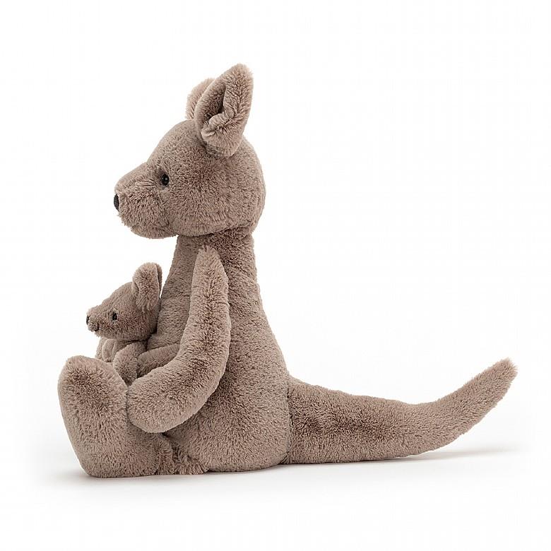 JELLYCAT KARA KANGAROO BROWN 37X12X15 CM