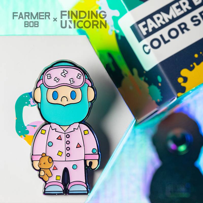 FINDING UNICORN - Farmer BOB Color Series Badage Blind Box (7090511773896)