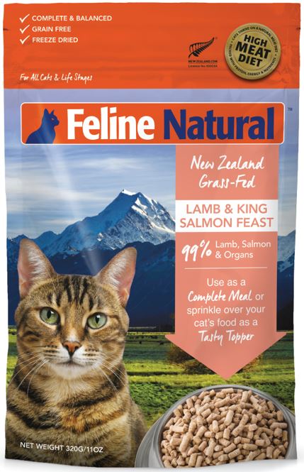 Feline Natural Freeze-Dried Core Diets - Lamb & Salmon Feast 320g (7296217678024)