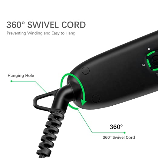 Melbang Mini Hair Straightener Brush Anti-scald Design Fast Straightening Wavy Curly Kinky Hair (7336925298888)