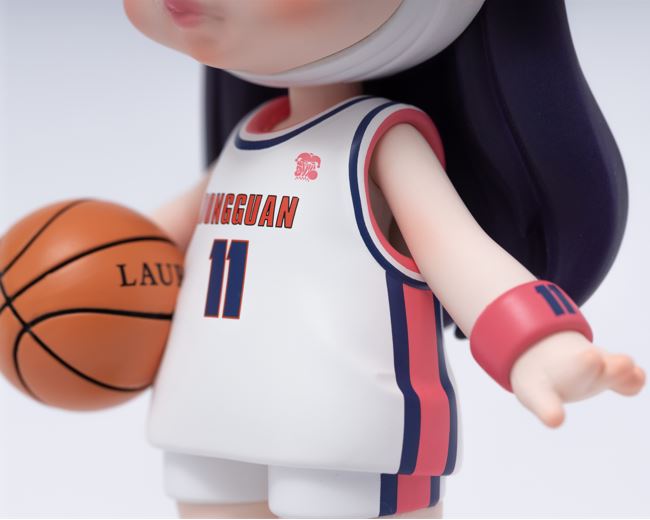 Toy shops City Laura 150% Big Figure Basketball City White