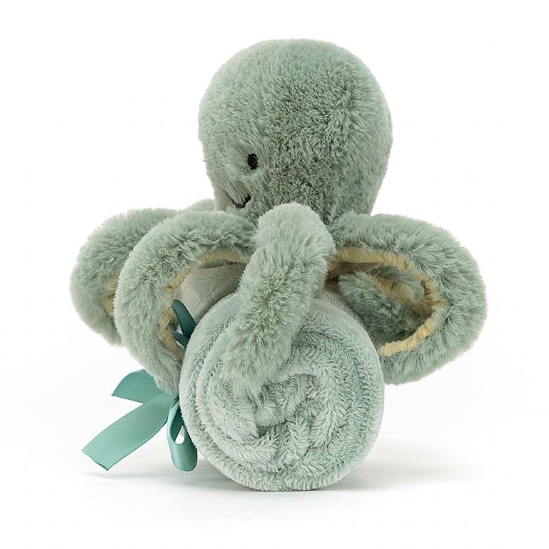 JELLYCAT ODYSSEY OCTOPUS SOOTHER GREEN 12X34X34 CM