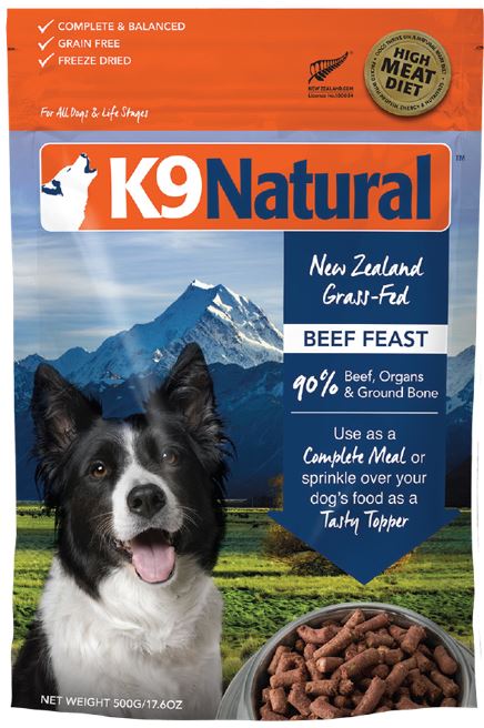 K9 Natural Freeze-Dried Core Diets - Beef Feast 500g (7308390105288)