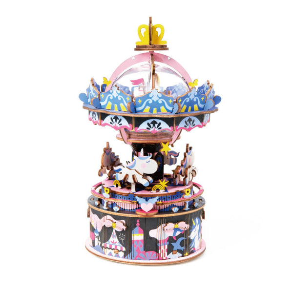 Rolife DIY Music Box AM44 - Starry Night Merry-go-round (7090588025032)