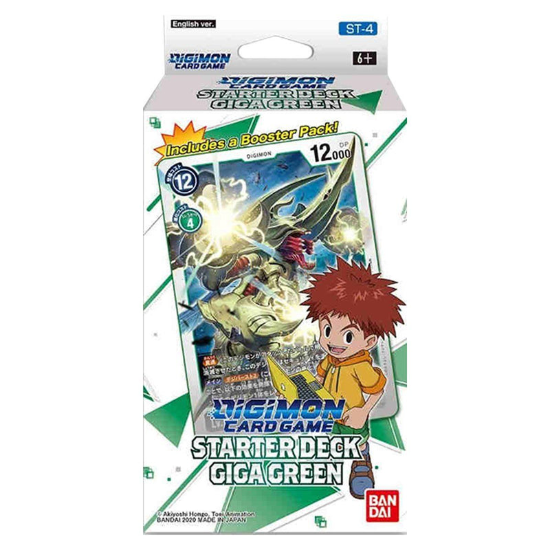 Digimon TCG: Series 04 Starter Display 04 Giga Green (7243371905224)