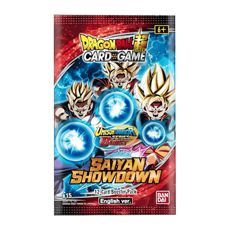 Dragon Ball Super TCG: Saiyan Showdown Unison Warrior UW6 Booster (7242747412680)