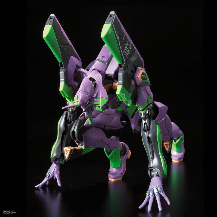 BANDAI - RG Multipurpose Humanoid Decisive Weapon, Artificial Human Evangelion Unit-01 DX Transport Platform SET