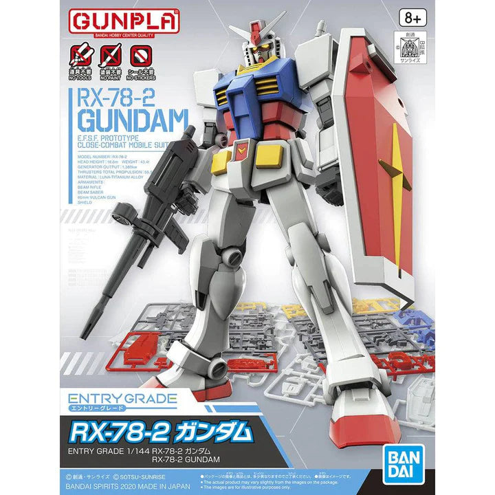 GUNDAM - ENTRY GRADE 1/144 RX782 GUNDAM 3L