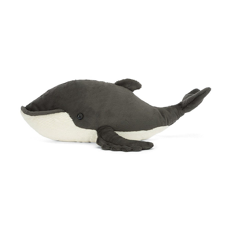 JELLYCAT HUMPHREY THE HUMPBACK WHALE BLUE & CREAM 18X52X20 CM