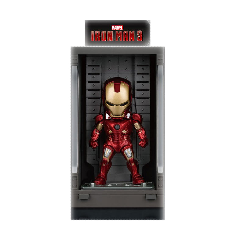 Beast Kingdom Mini Egg Attack Iron Man 3 Iron Man Mark VII with Hall of Armor (7245272481992)