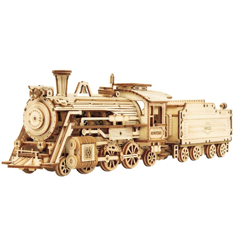 ROKR Prime Steam Express MC501-1:80 Scale Model Train (7240622407880)