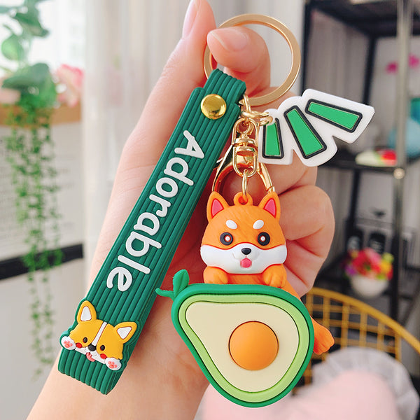 POP Keychain - Avocado & Dog (7269892030664)