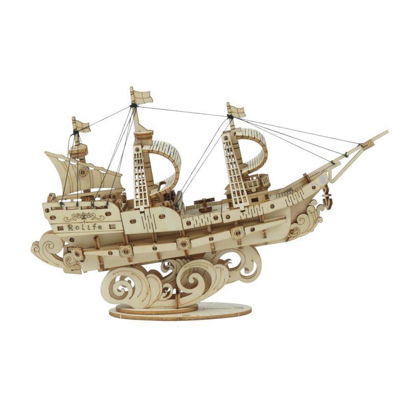 Rolife Sailling Ship TG305 3D Wooden Puzzle Décor (7240636137672)