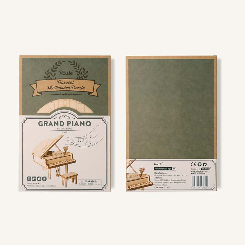 Rolife Grand Piano TG402 3D Wooden Puzzle (7240631288008)