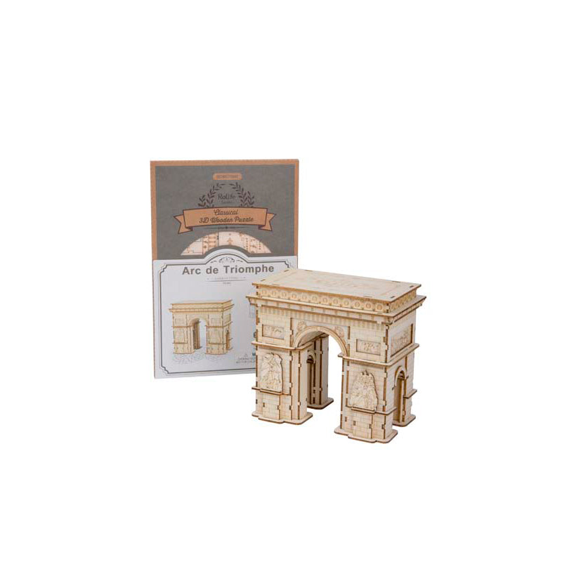 Rolife Arc de Triomphe TG502 3D Wooden Puzzle Décor (7240634990792)