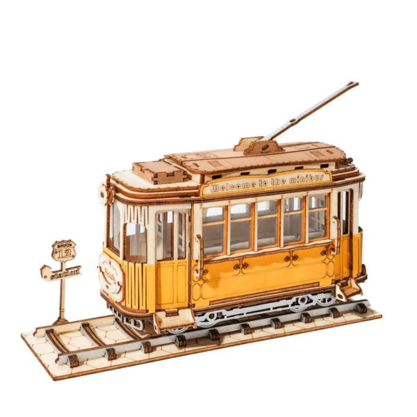 Rolife Retro Tramcar TG505 - Modern 3D Wooden Puzzle (7240640168136)