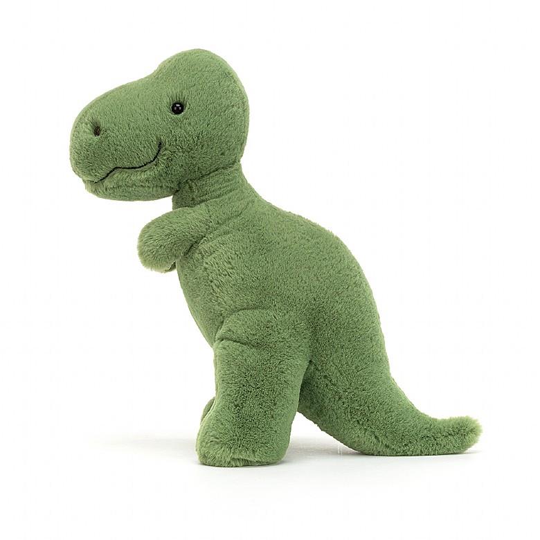 JELLYCAT FOSSILLY T-REX MEDIUM GREEN 28X14X28CM