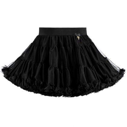 Angel's Face Charm Tutu Skirt - Black (7306603725000)