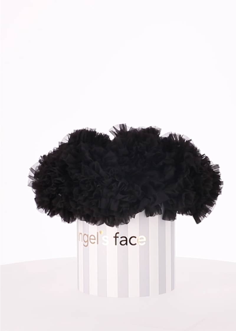 Angel's Face Charm Tutu Skirt - Black (7306603725000)