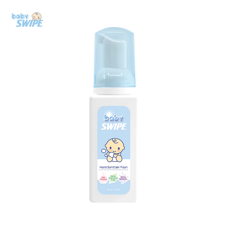 babySWIPE Hand Sanitizer Foam Travel Size 80ml (7333543575752)