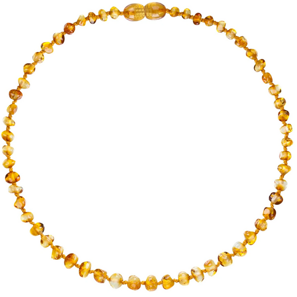 Baby Amber Teething Necklace Bud - Honey (7330049392840)