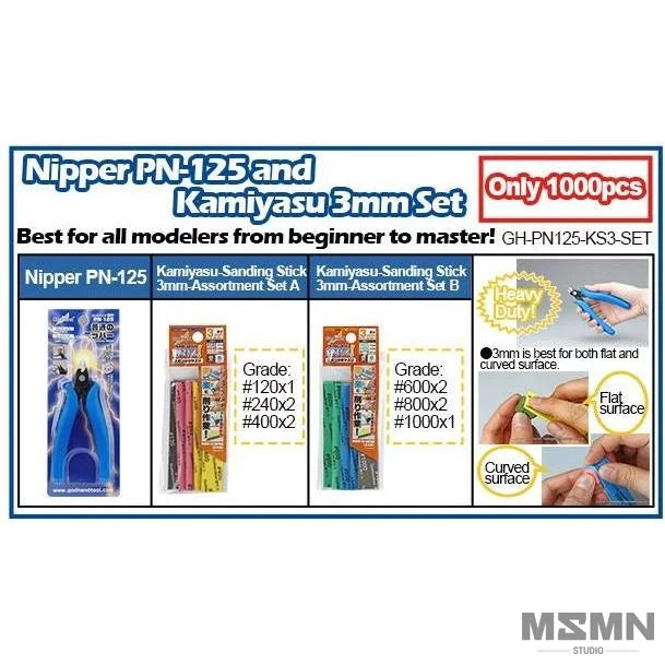 GodHand - Nipper PN-125 & Kamiyasu Assortment set